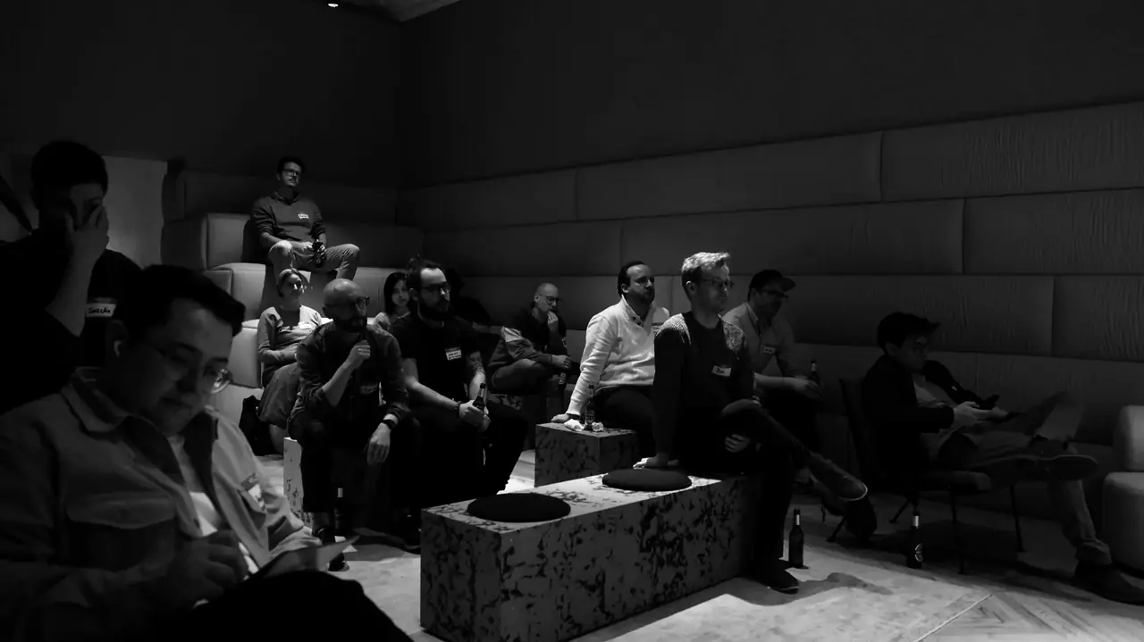 Audience at the first meetup