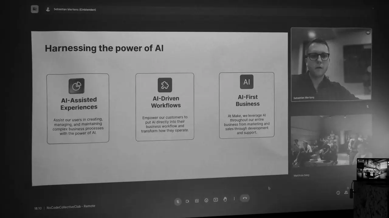 Slide “Harnessing the power of AI”