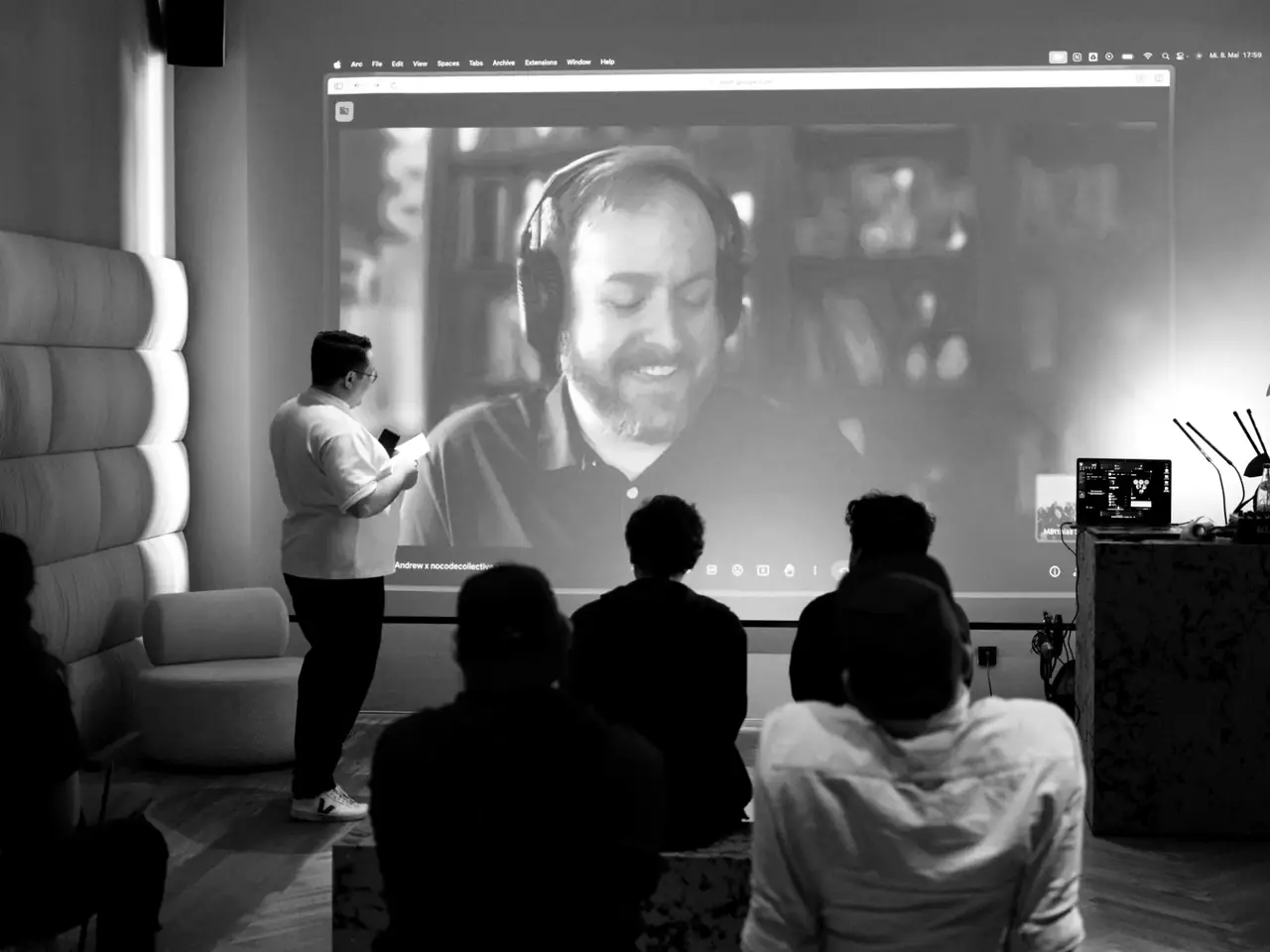 Andrew Claremont (Glide), joining live