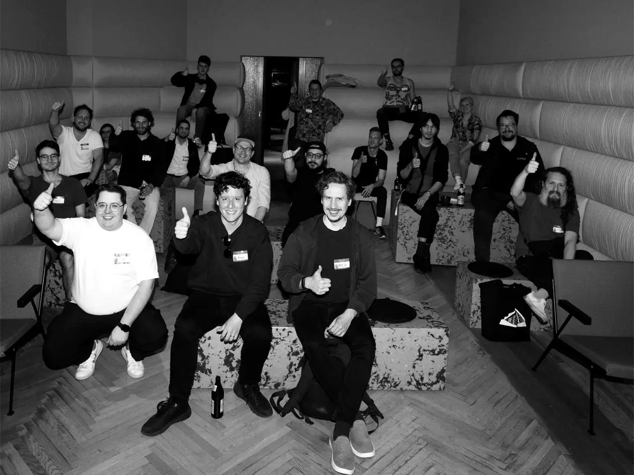Group photo at Lynk & Co Berlin Club