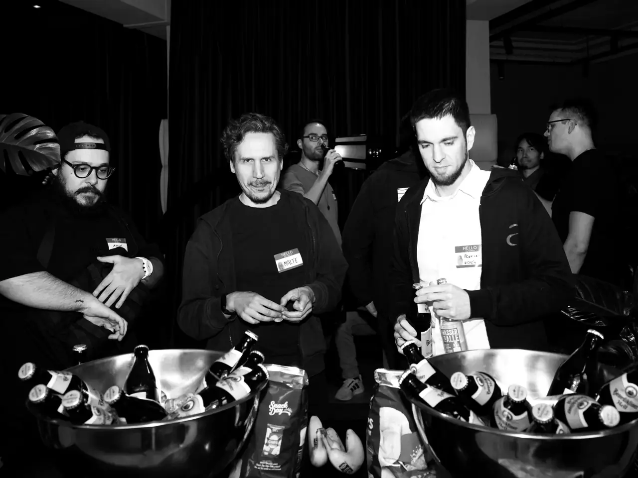 Networking over drinks