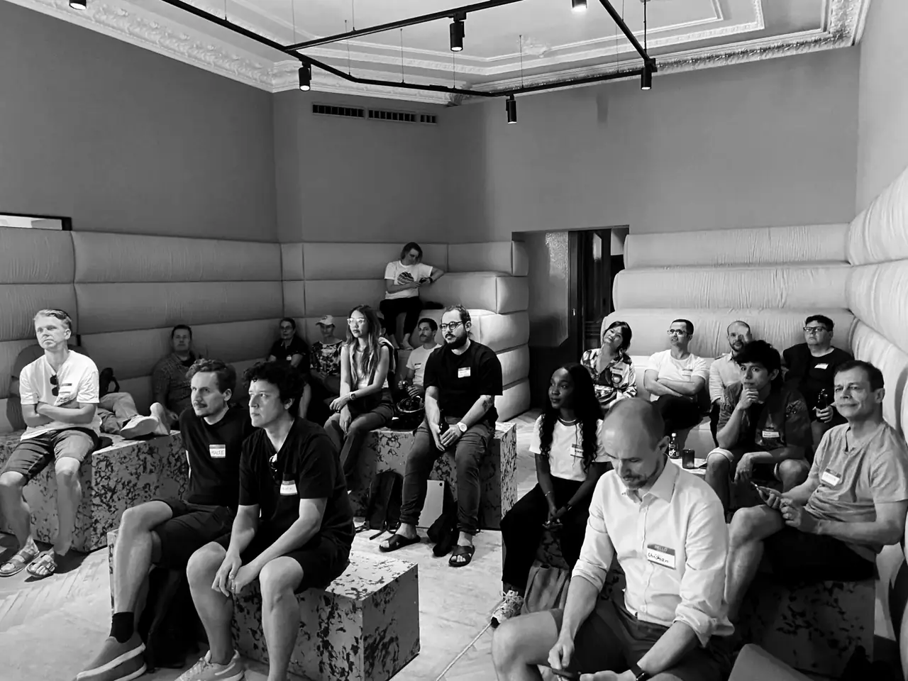 Audience at the fourth meetup
