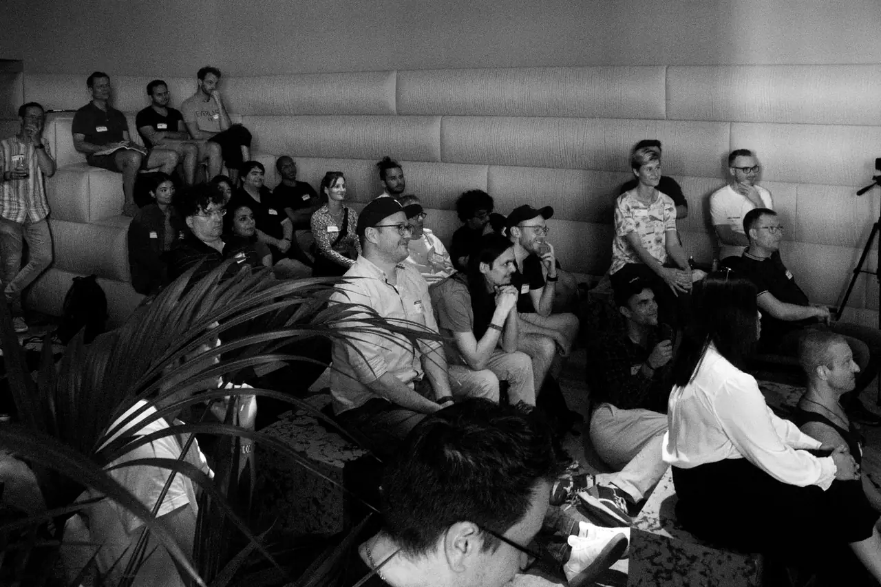 Audience at the n8n edition