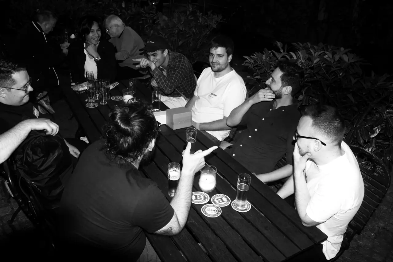 Conversations at the tables