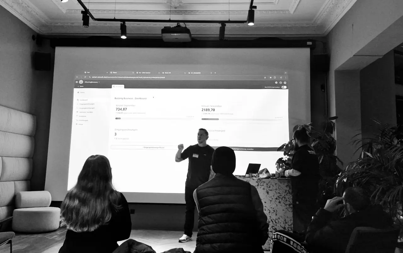 Live-Demo mit Ninox: ein Dashboard für Rechnungen