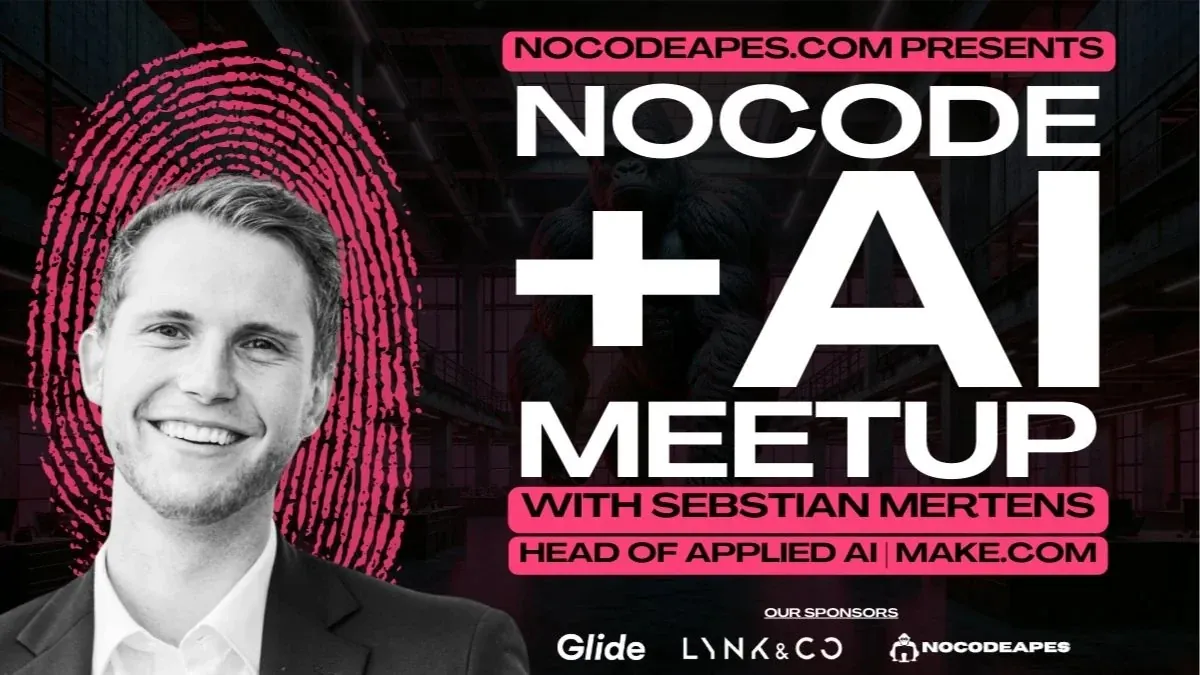 Poster #1: NoCode + AI Meetup Berlin