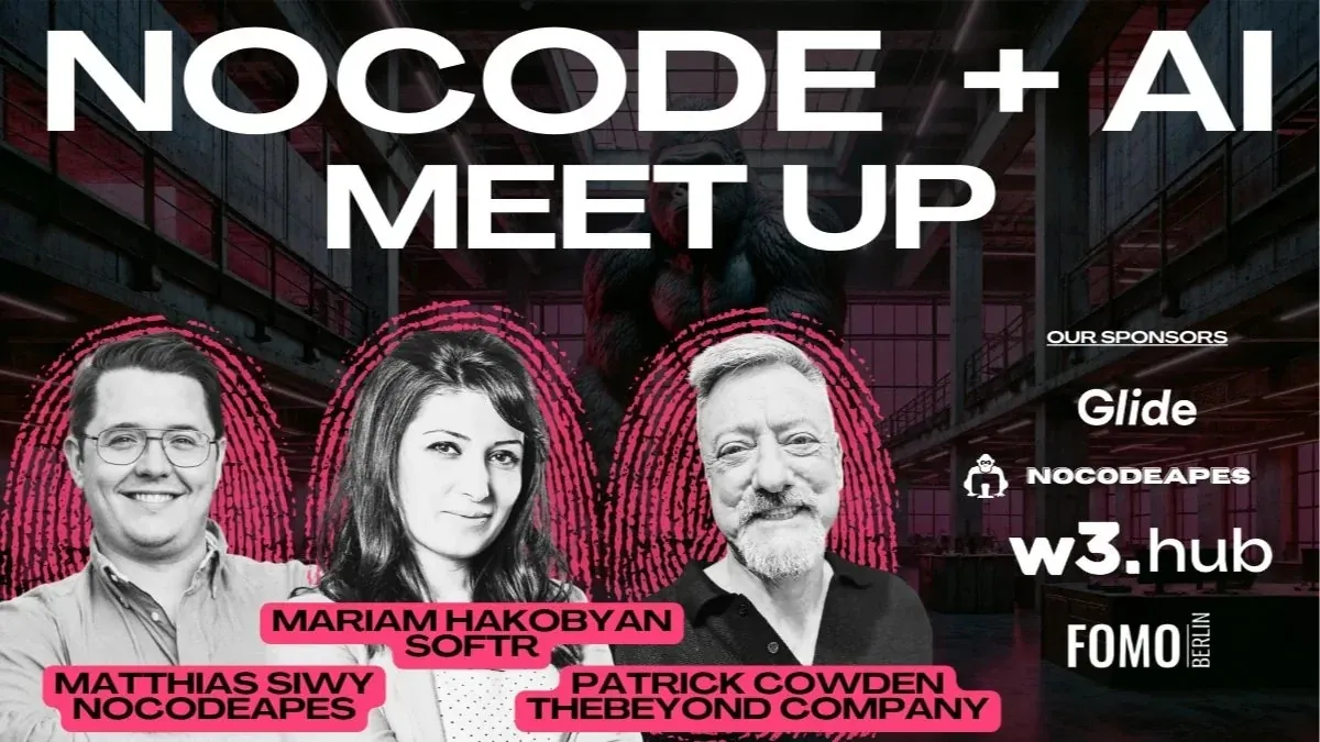 Poster #2: NoCode + AI Meetup Berlin