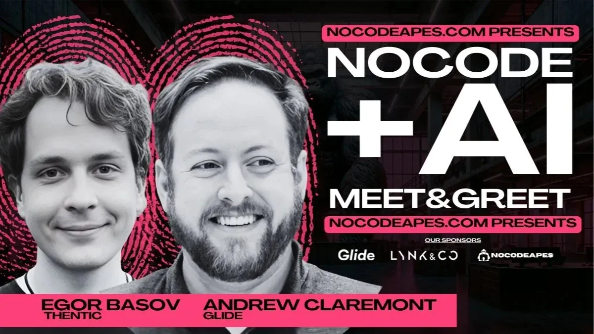 Poster #3: Meet & Greet @ NoCode & AI Meetup