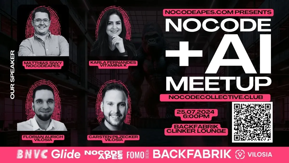 Poster #5: NoCode + AI Meetup Berlin