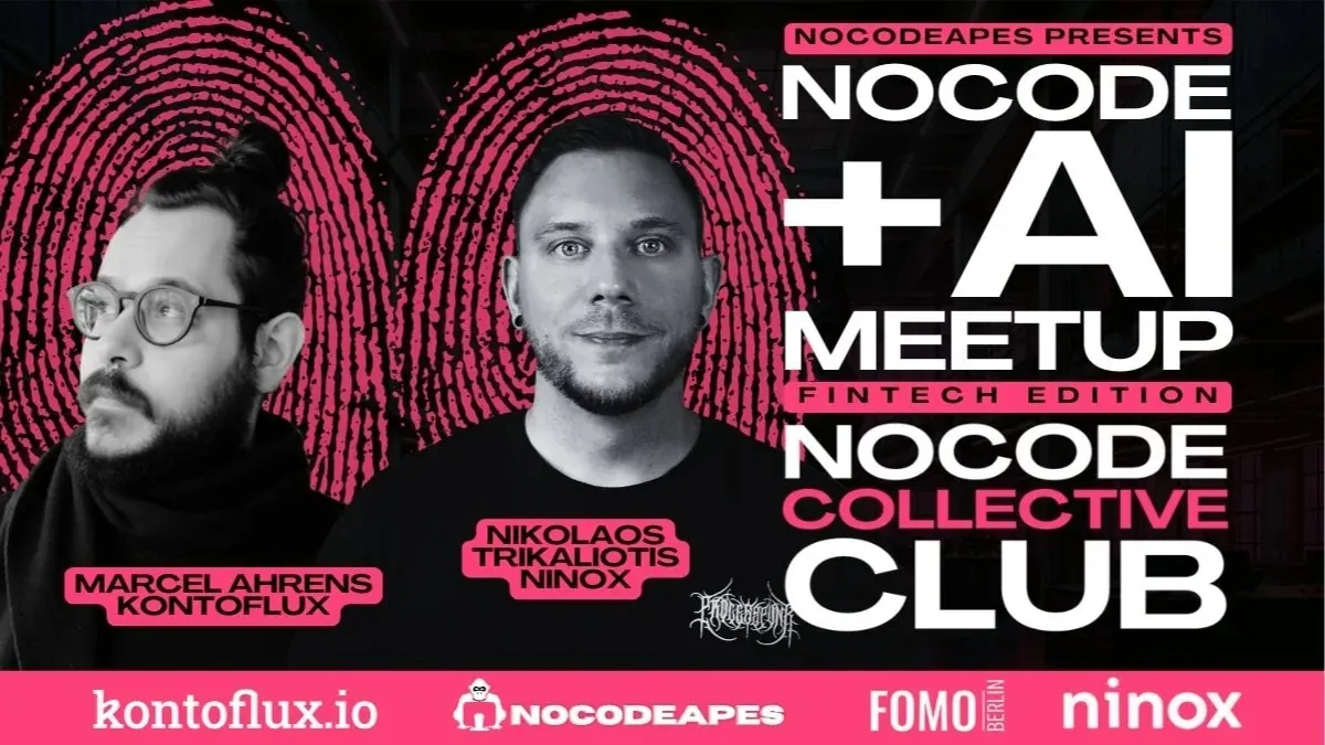 Poster #7: NoCode & AI Meetup | Fintech Edition
